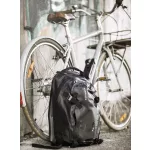 Wasserdichter Motorradrucksack und Fahrradrucksack – Zulupack® Bandit 25L IP63 schwarz