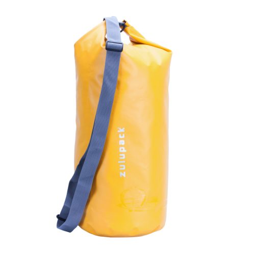 Wasserdichter Packsack für SUP, Kajak & Boot - Zulupack Tube 25L – IP67 - gelb