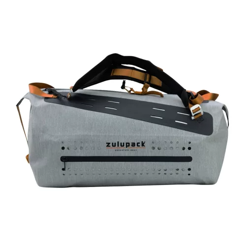 Robuste IP66 wasserdichte Tasche für Wandern und Segeln – Rackham 40L - Grau/Camel