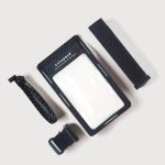 Schwarze wasserdichte Handyhülle – Zulupack® Phone Pocket – mit IP68-Schutz bis 3 m Tiefe