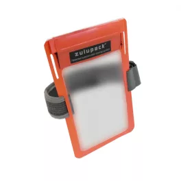 Orange wasserdichte Handyhülle – Zulupack® Phone Pocket – IP68 bis 3 m Tiefe