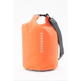 Wasserdichter Packsack für SUP, Kajak & Boot – Zulupack Tube 15L IP67 - orange