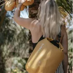 Wasserdichter Packsack für Kajak, SUP und Boot – Zulupack Tube 15L IP67 - gelb