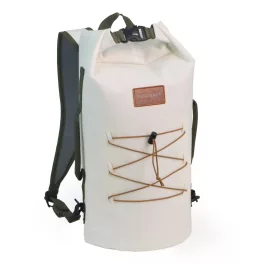 Wasserdichter Rucksack für Wassersport, Wandern und den urbanen Alltag – Zulupack® Indy 20L Cordura® – IP67 weiß/camel