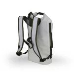 Wasserdichter Rucksack Zulupack® Indy 20L Cordura® – IP67 weiß/grün für Wassersport, Wandern und den urbanen Alltag