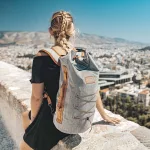 Wasserdichter Rucksack für mehrtägige Abenteuer – Zulupack® Indy 40L – grau/camel