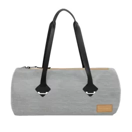 Kompakte wasserdichte Tasche für Sport und Reisen – Zulupack® Yoggy 16L IP65 Grau/Camel