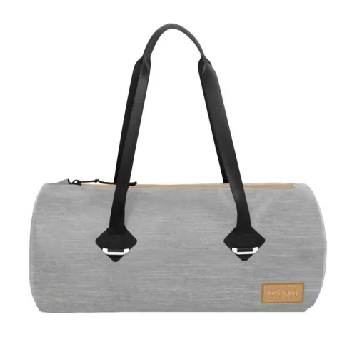 Kompakte wasserdichte Tasche für Sport und Reisen – Zulupack® Yoggy 16L IP65 Grau/Camel