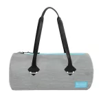 Kompakte wasserdichte Tasche für Sport, Reisen und Motorradfahren – Zulupack® Yoggy 16L IP65 grau/blau