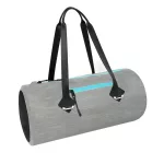 Kompakte wasserdichte Tasche für Sport, Reisen und Motorradfahren – Zulupack® Yoggy 16L IP65 grau/blau