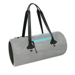 Kompakte wasserdichte Tasche für Sport, Reisen und Motorradfahren – Zulupack® Yoggy 16L IP65 grau/blau