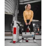 Kompakte wasserdichte Tasche für Sport, Reisen und Motorradfahren – Zulupack® Yoggy 16L IP65 grau/blau