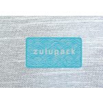 Kompakte wasserdichte Tasche für Sport, Reisen und Motorradfahren – Zulupack® Yoggy 16L IP65 grau/blau