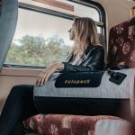 Wasserdichte Sporttasche für Sport & Reisen - Zulupack® Fit 32L IP66– Grau/Camel