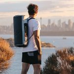 Wasserdichte Sporttasche für Sport & Reisen - Zulupack® Fit 32L IP66– Grau/Camel