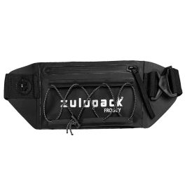   Wasserdichte Bauchtasche 0,5 L – IP67 – schwarz, ideal für Wandern, Strand & Radfahren – Zulupack® Froggy
