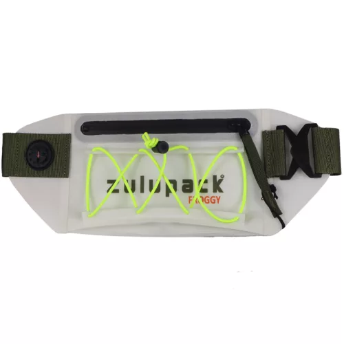 Wasserdichte Bauchtasche Zulupack® Froggy Cordura® Black – IP67 – kompakte Premium-Hüfttasche für einen aktiven Lebensstil