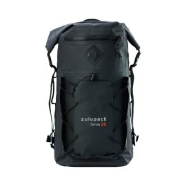 Wasserdichter Rucksack 25L – IP67, robust, ergonomisch, für Wandern, Trekking, Wassersport, schwarz – Zulupack® Triton