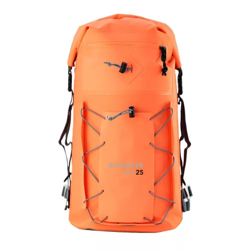 Wasserdichter 25L Rucksack – IP67, robust, ergonomisch, Wandern, Outdoor, orange – Zulupack® Triton