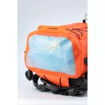 Wasserdichter 25L Rucksack – IP67, robust, ergonomisch, Wandern, Outdoor, orange – Zulupack® Triton