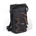 Zulupack® Triton 25L Cordura® – wasserdichter Rolltop-Rucksack (IP67), schwarz – für Wandern & Wassersport