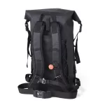 Zulupack® Triton 25L Cordura® – wasserdichter Rolltop-Rucksack (IP67), schwarz – für Wandern & Wassersport