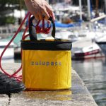 Faltbarer Eimer für Camping und Boot Zulupack® Bosco 15L – gelb
