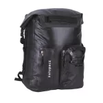 Schwarzer wasserdichter Rucksack für Mehrtagestouren und Wassersport – Zulupack® Nomad 35L IP67