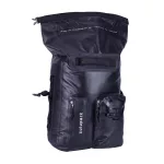 Schwarzer wasserdichter Rucksack für Mehrtagestouren und Wassersport – Zulupack® Nomad 35L IP67