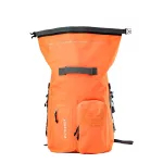 Oranger wasserdichter Rucksack für Mehrtagestouren und Wassersport – Zulupack® Nomad 35L IP67