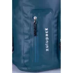 Blauer wasserdichter Rucksack für mehrtägige Wanderungen und Wassersport – Zulupack® Nomad 35L IP67