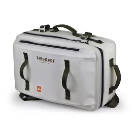   Wasserdichte Reisetasche Zulupack® Antipode 45L Cordura® IP63 – Weiß – praktische Reisetasche für unterwegs