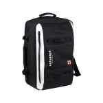Wasserdichte Reisetasche Zulupack® Antipode 45L Cordura® IP63 – Schwarz/Weiß – Stilvoll und praktisch für jede Reise