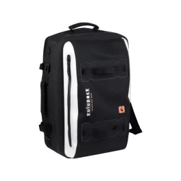   Wasserdichte Reisetasche Zulupack® Antipode 45L Cordura® IP63 – Schwarz/Weiß – Stilvoll und praktisch für jede Reise