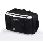 Wasserdichte Reisetasche Zulupack® Antipode 45L Cordura® IP63 – Schwarz/Weiß – Stilvoll und praktisch für jede Reise